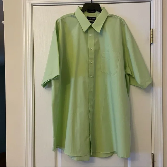 Stafford Green Short Sleeve Shirt - Picture 3 of 4